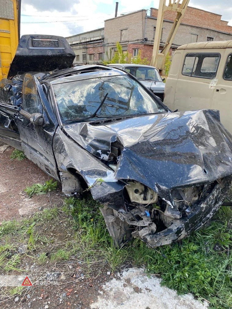 В Челябинской области водитель пытался скрыться от полиции и попал в ДТП