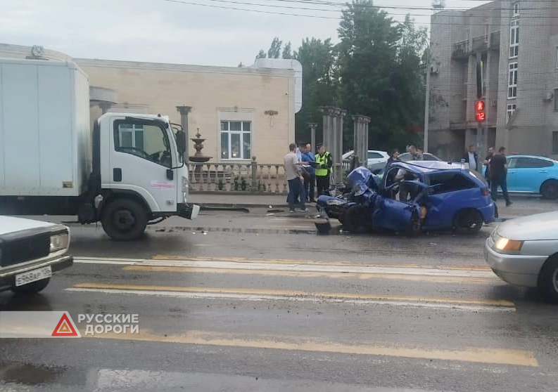 Момент смертельной аварии в Воронеже