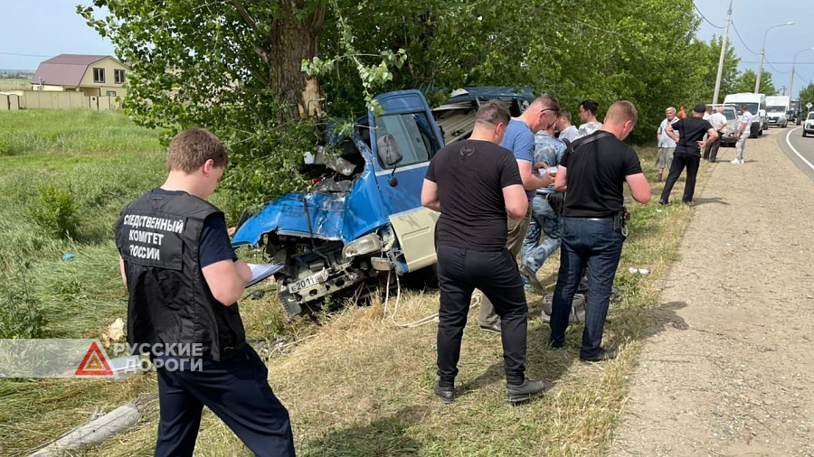 Четверо погибли в ДТП с автобусом на Кубани