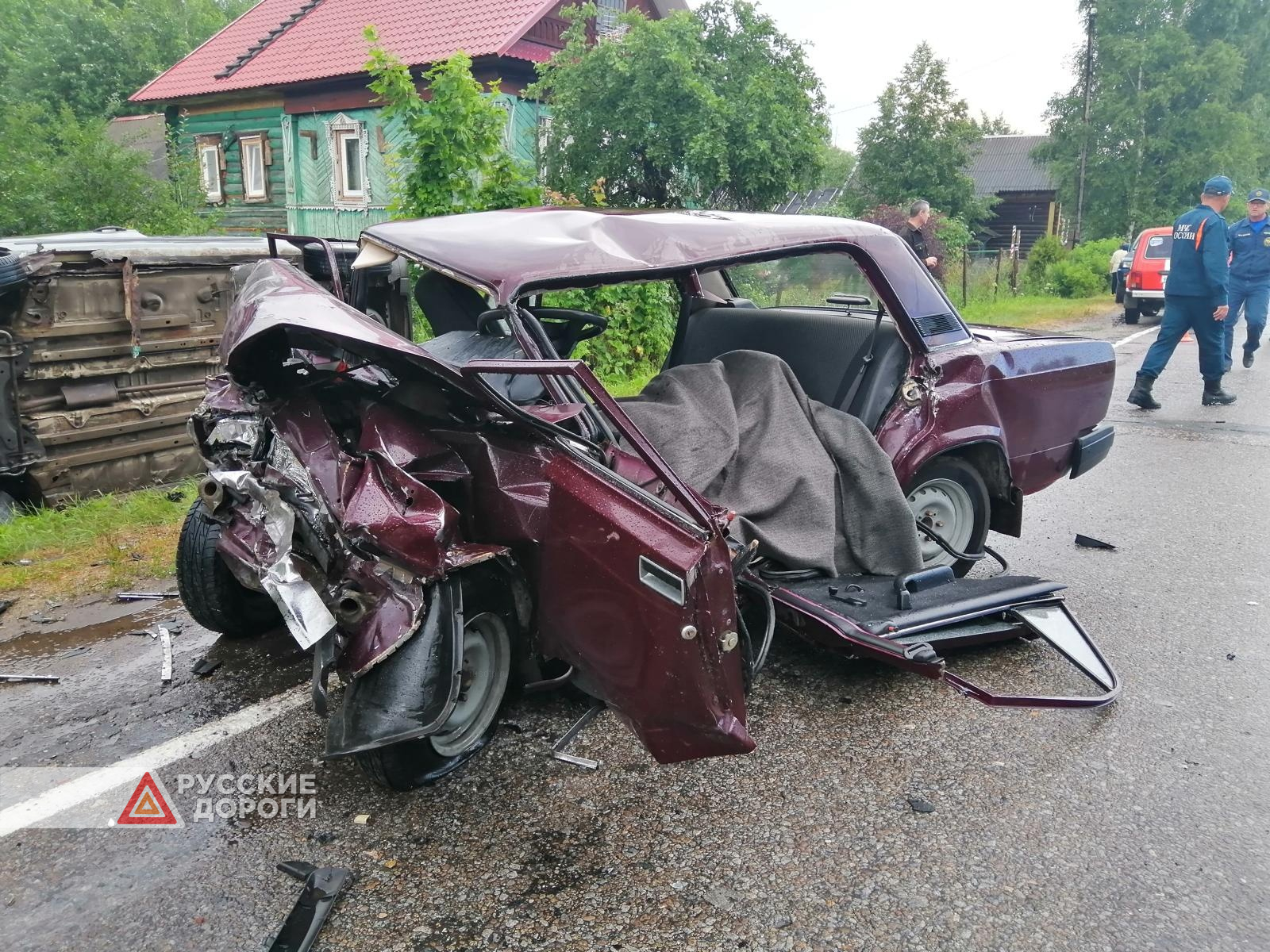 Бабушка погибла на глазах у внуков