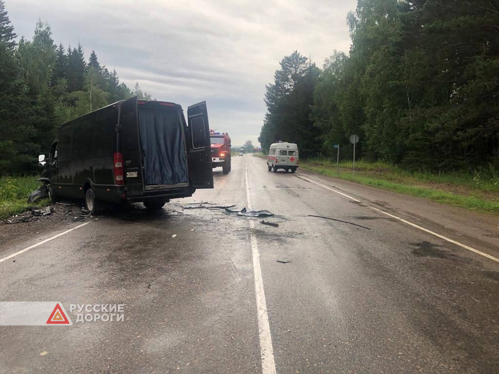 Двое погибли в ДТП с автобусом на трассе Красноярск &#8212; Енисейск