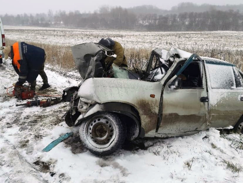 Трое разбились на обледенелой дороге в Вологодской области