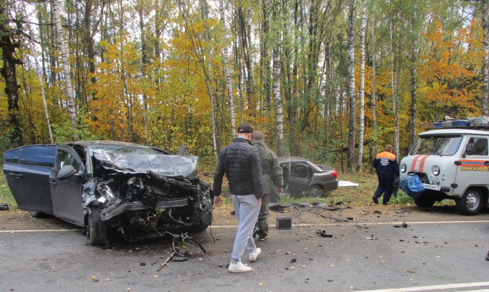 Две женщины и ребенок погибли в ДТП в Ярославской области