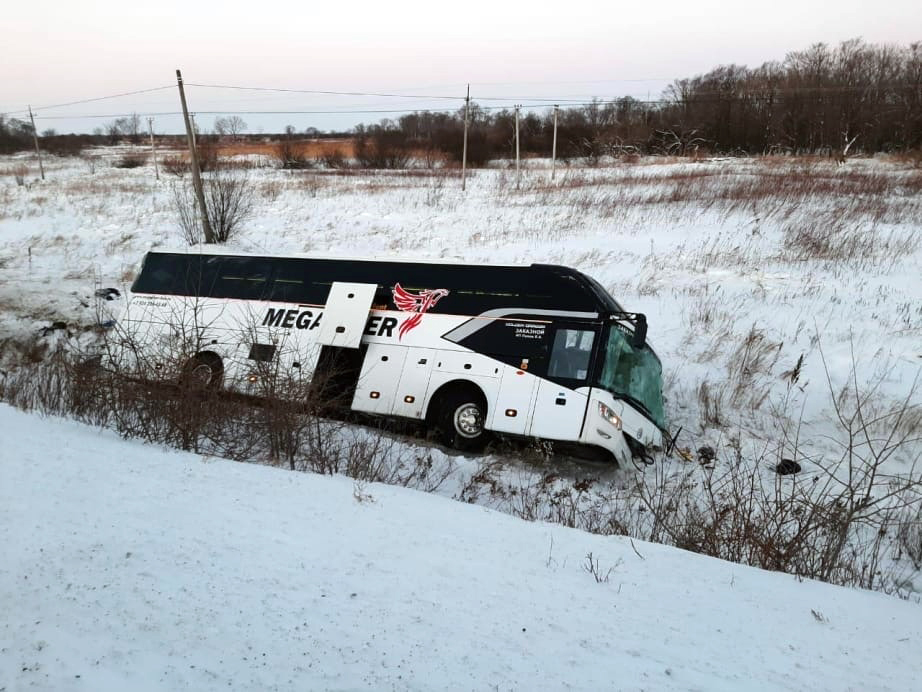 7 человек погибли в ДТП с автобусом в Хабаровском крае