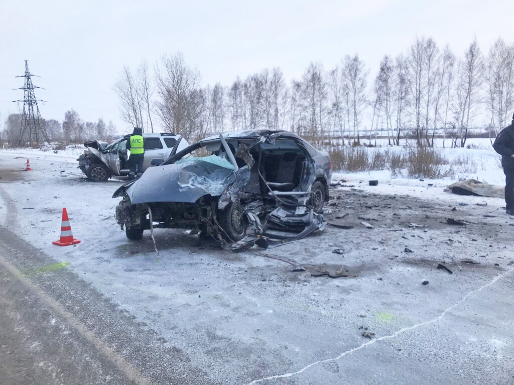 Молодой водитель разбился в аварии под Омском