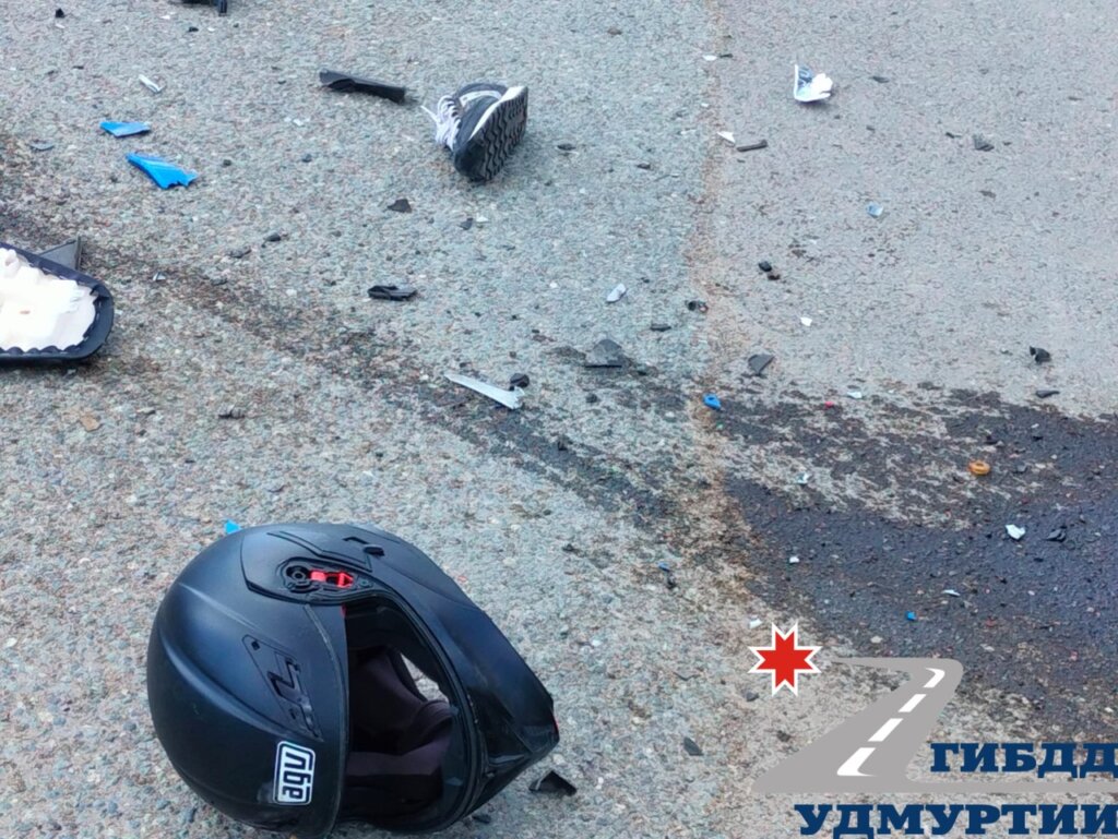 25-летний мотоциклист разбился на улице Азина в Воткинске