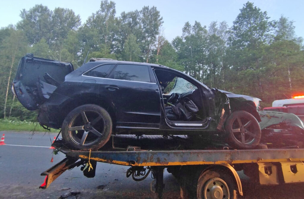 Audi Q5 врезался в дерево в Новгородской области: погибли водитель и пассажир