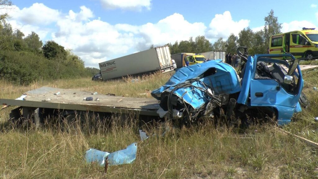 Три водителя погибли в тройном ДТП на трассе М-5 «Урал» в Пензенской области