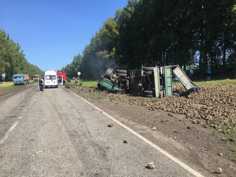 Два грузовика и легковой автомобиль столкнулись в Белгородской области: никто не выжил