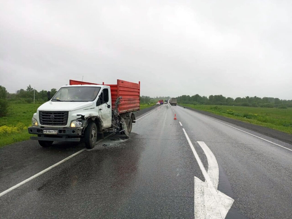 Минивэн столкнулся с грузовиком на трассе «Сибирь» в Красноярском крае: погибли 4 человека