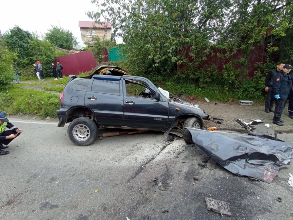 В Златоусте начинающий водитель врезался во встречный автобус и погиб