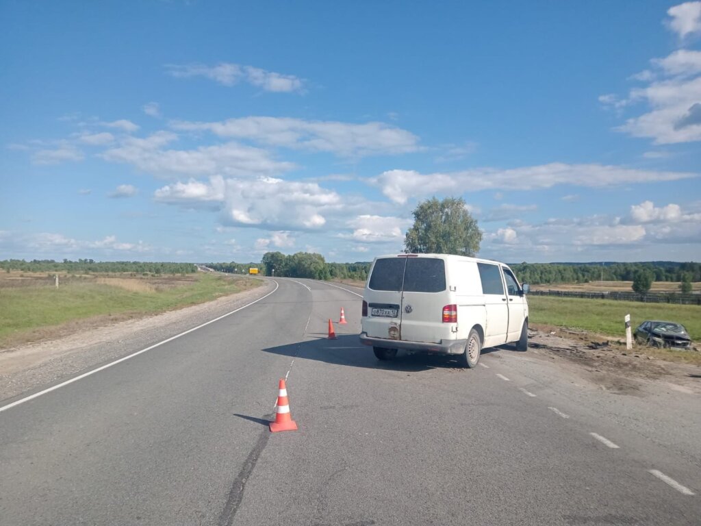 Момент ДТП на трассе «Поветлужье» в Марий Эл: пострадали оба водителя