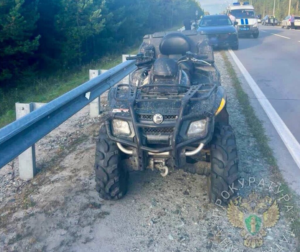 В Татарстане школьник погиб, пытаясь уйти на квадроцикле от полицейской погони