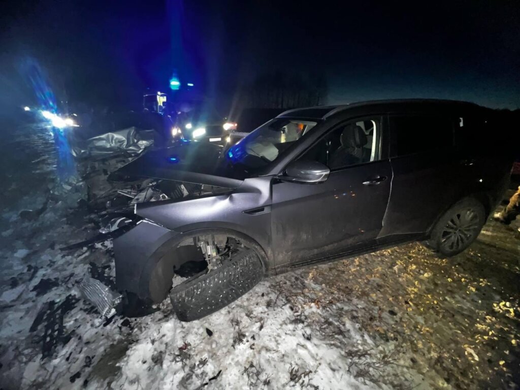 Трое детей пострадали в лобовом столкновении автомобилей в Марий Эл