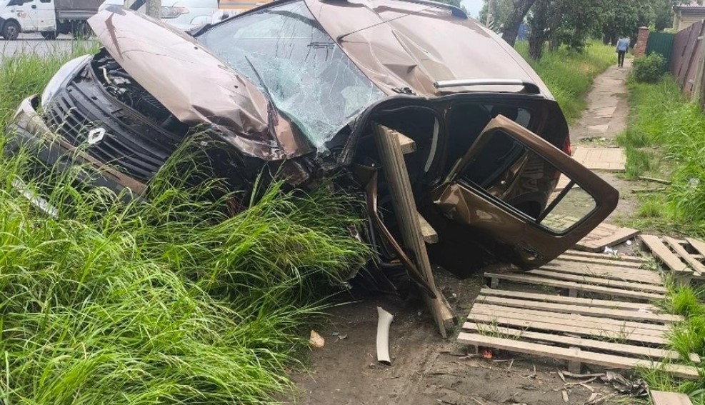 В объектив видеорегистратора попал момент массового ДТП во Владимире