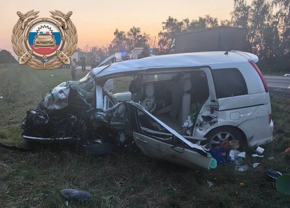 В Саратовской области женщина выехала на встречную полосу и врезалась в автомобиль с семьёй