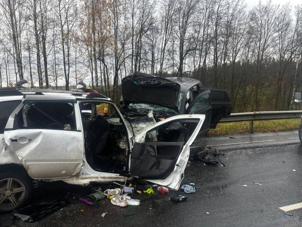 Видеорегистратор запечатлел момент лобового ДТП на трассе Орёл – Тамбов