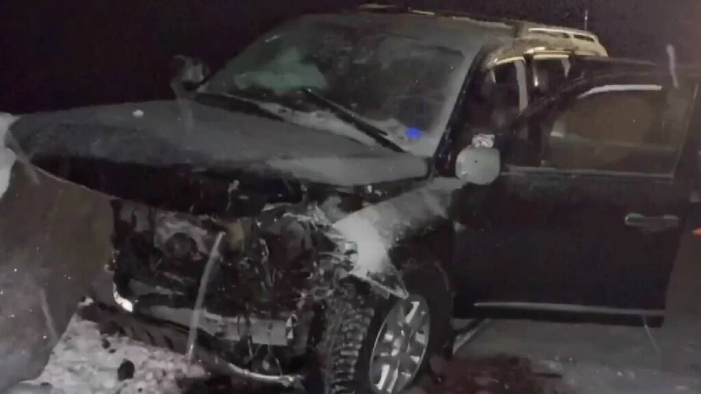 Видеорегистратор запечатлел момент ДТП на трассе Сургут &mdash; Нижневартовск, где погибли четверо