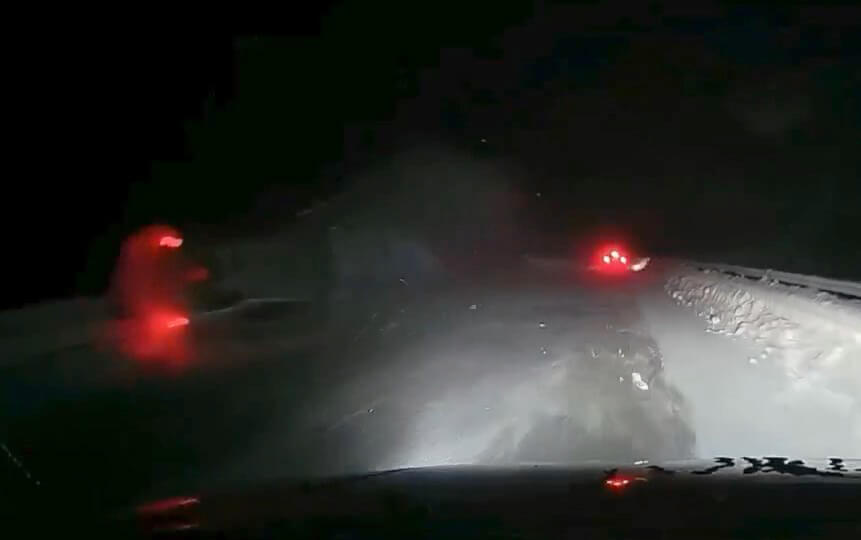 Видеорегистратор запечатлел момент ДТП на трассе Сургут — Нижневартовск, где погибли четверо