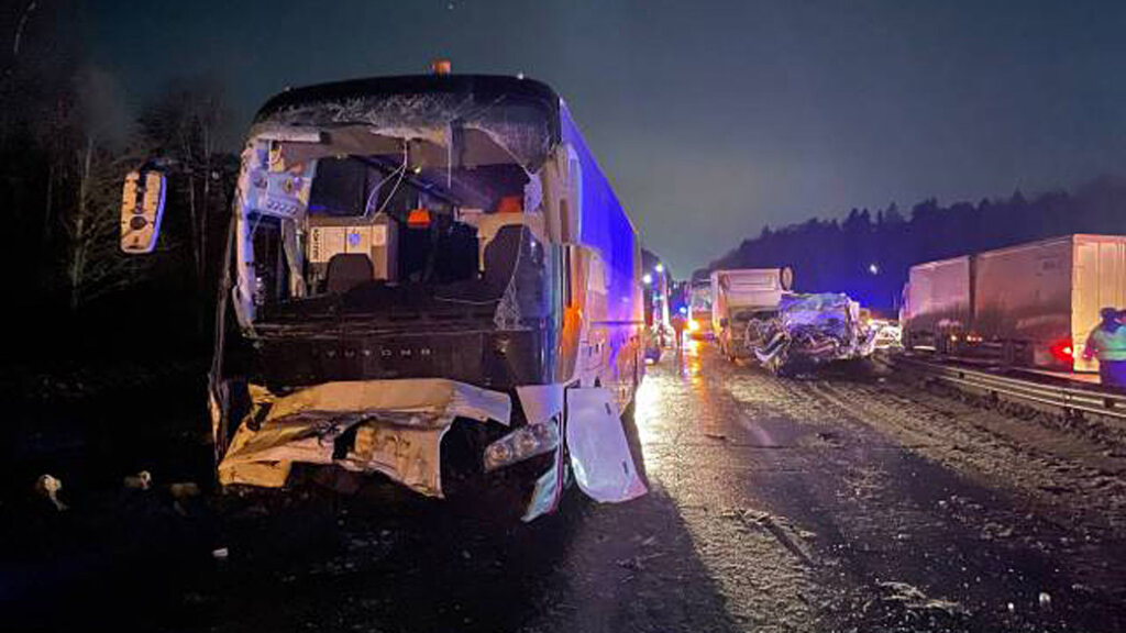 Два человека пострадали в массовом ДТП на трассе М-7 &laquo;Волга&raquo; во Владимирской области