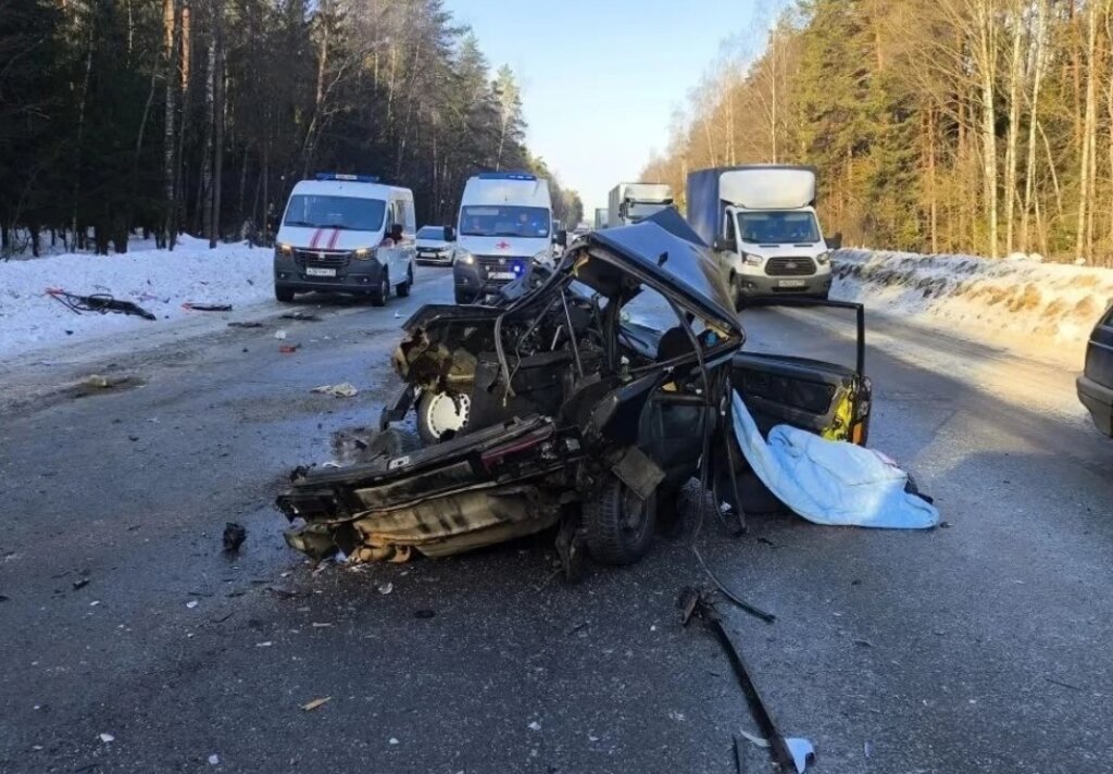 «Объезжал яму»: видеорегистратор запечатлел момент массового ДТП на трассе &laquo;Золотое кольцо&raquo;