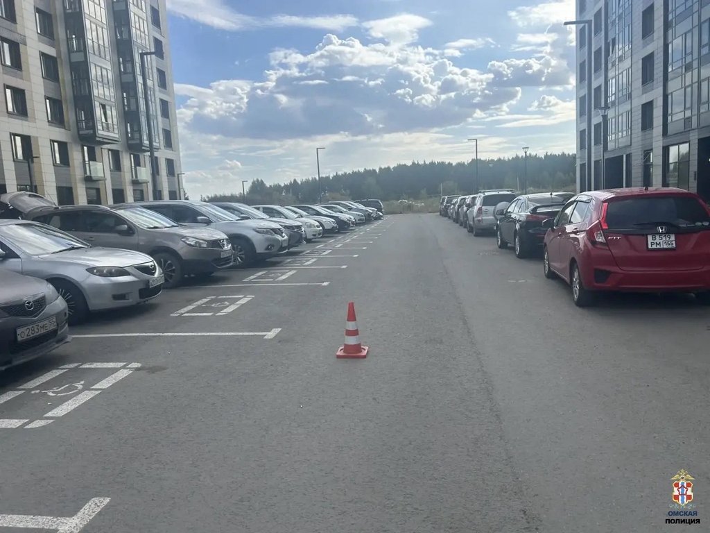 «Выбежал на дорогу из-за припаркованных машин»: ребенок попал под колеса авто в Омске