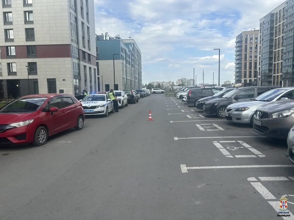 «Выбежал на дорогу из-за припаркованных машин»: ребенок попал под колеса авто в Омске