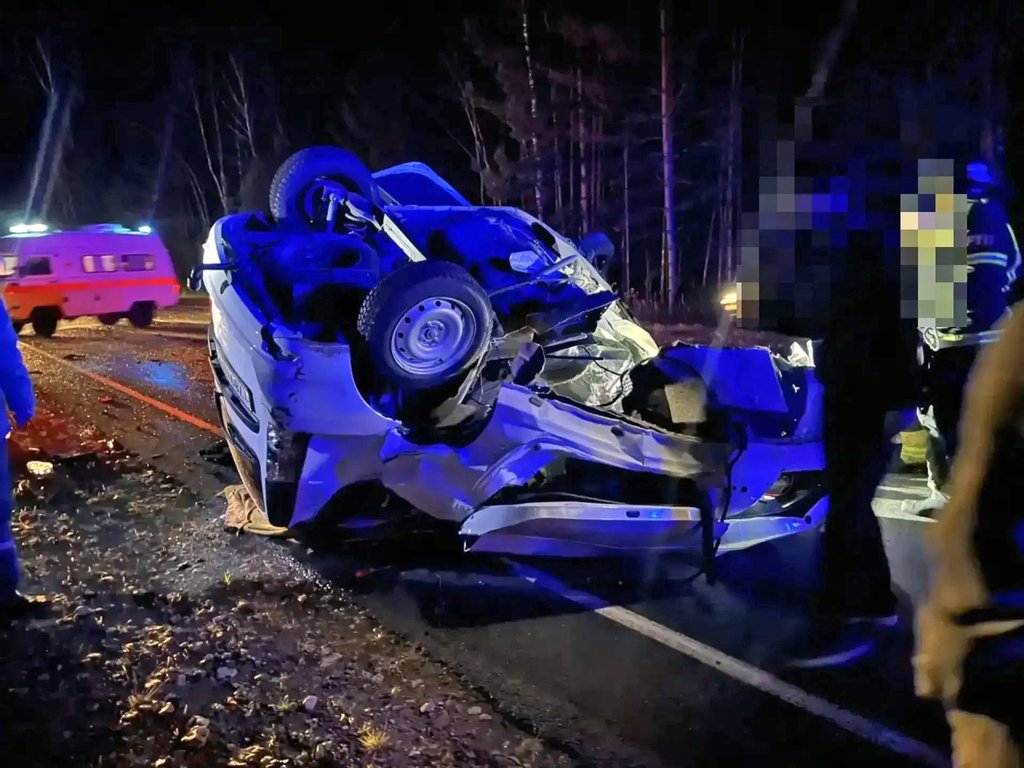 Kia Rio и Lada Largus столкнулись на загородной трассе в Марий Эл: оба водителя погибли